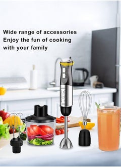 JAMAKY 6-IN-1 3000W Hand Blender with 500 Meat Chopper and Whisk,600ml Mixing Cup,Dough Mixer,JMK3014  - Image 2