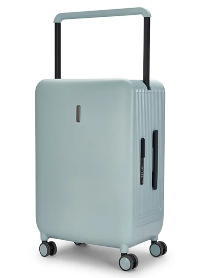 LIMRA Travel Bag From Limra Made Of PC Cabin Carry Check-In Luggage Trolley Size 20 inch Color Green