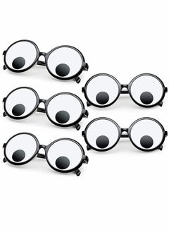 Eyes Glasses Funny Glasses Funny Shaking Costume Eyes Glass Novelty Shades Funny Eyewear Funny Accessories for Party Favor Men Kids 3 Pieces