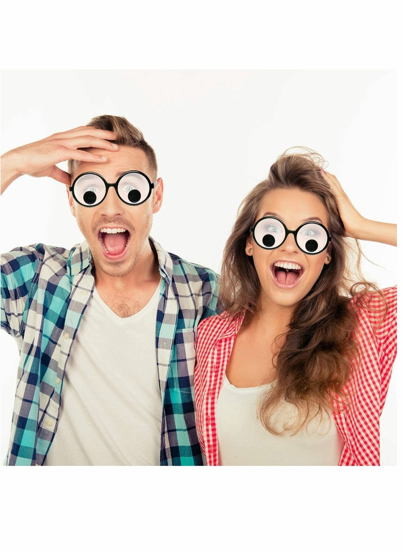 SYOSI - Eyes Glasses Funny Glasses Funny Shaking Costume Eyes Glass Novelty Shades Funny Eyewear Funny Accessories for Party Favor Men Kids 3 Pieces - Image 1