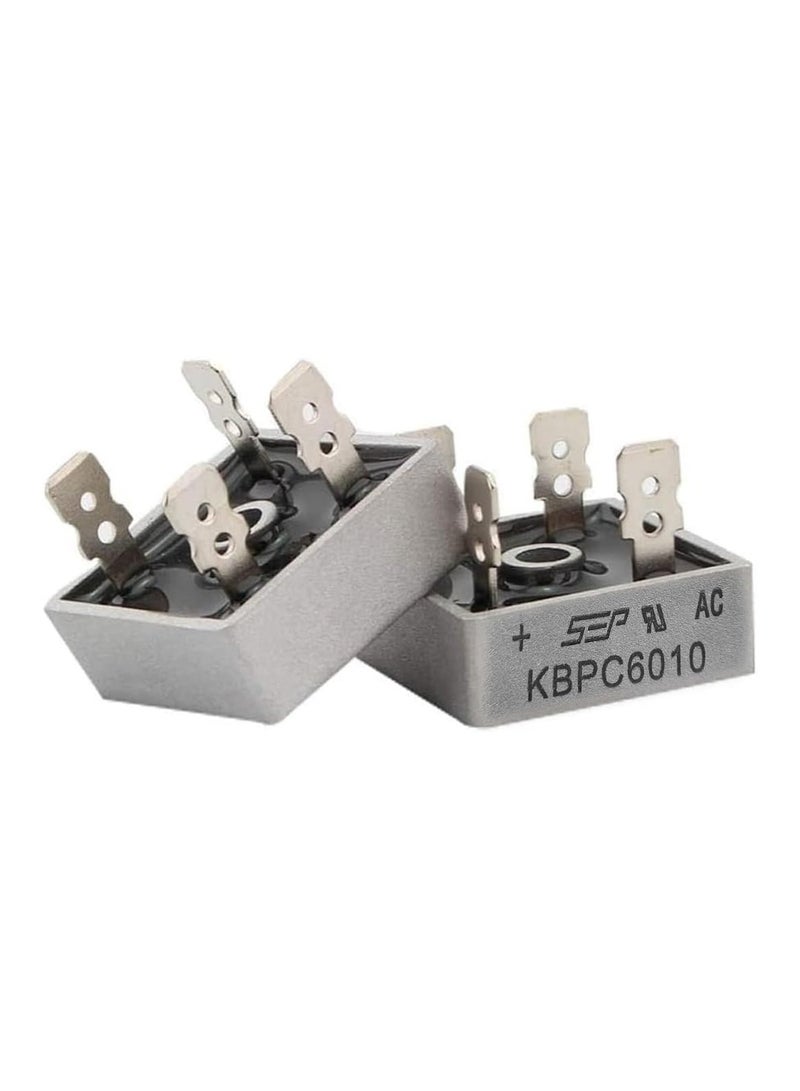 RACO KBPC6010 Diode Bridge Rectifier Diode 60A 1000V KBPC 6010 Power Rectifier Diode Electronic Components Pack of 2 - Image 1