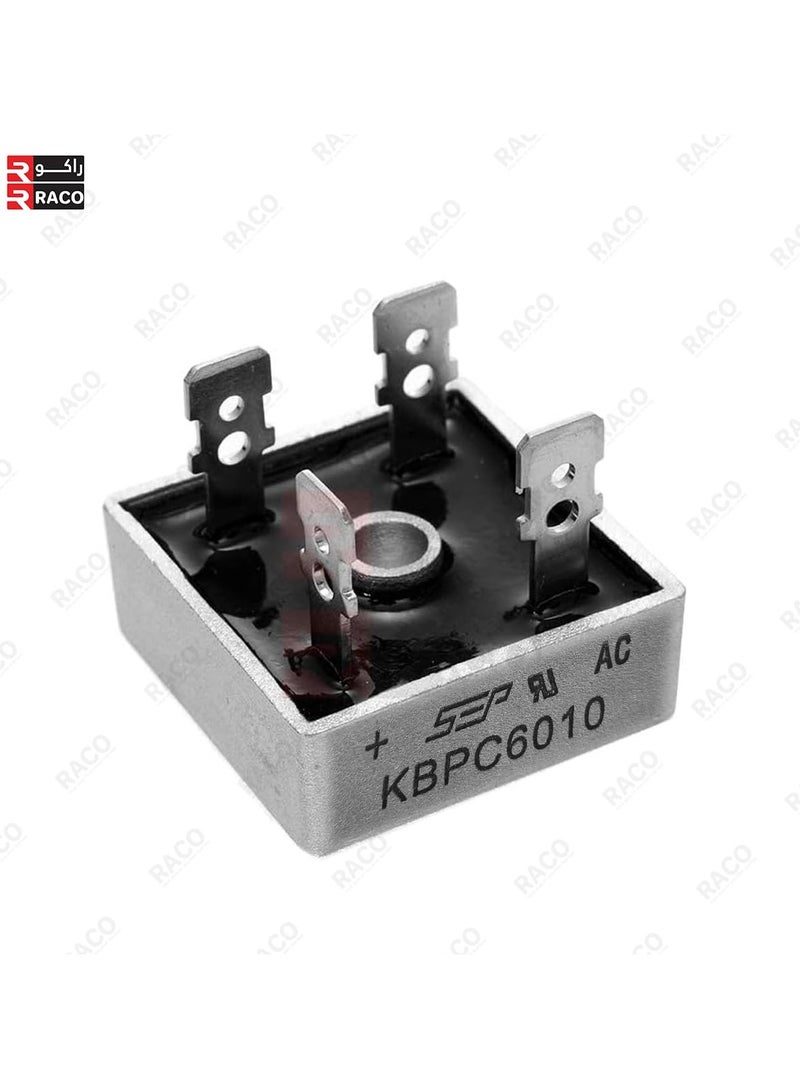 RACO KBPC6010 Diode Bridge Rectifier Diode 60A 1000V KBPC 6010 Power Rectifier Diode Electronic Components Pack of 2 - Image 2