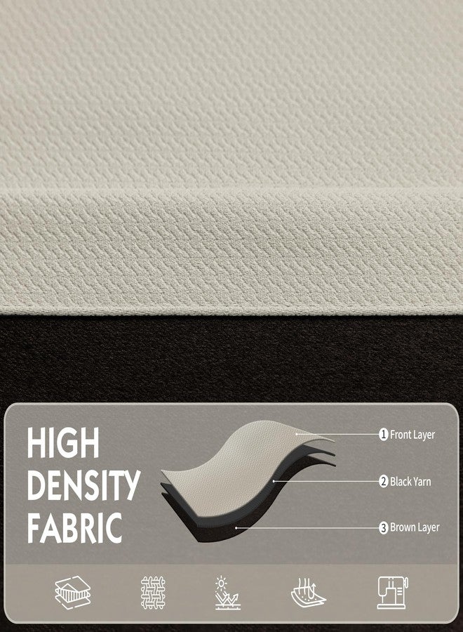 FMFUNCTEX 100% Beige Blackout Curtains for Bedroom, Cream Weave Textured Curtains 54 Inch Length Thermal Insulated Curtains for Living Room, Farmhouse Drapes Grommet Room Darkening 2 Panels - Image 4