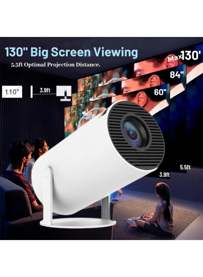 Retro Game Projector with Dual Controllers, 30000+ Built-In Games, Multiple Emulators, Wi-Fi, Bluetooth, HDMI and 720p LED Display - Image 5
