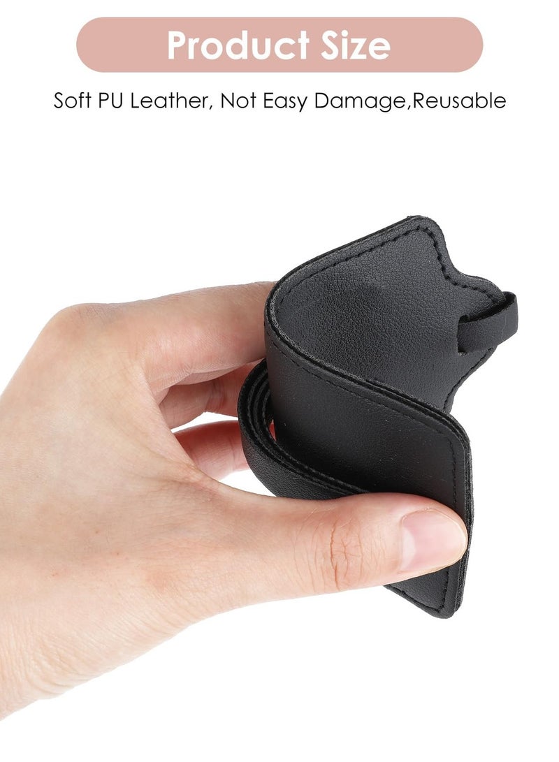 4 Pack Luggage Tags with Address Labels for Travel and Business Trips PU Suitcase Tags for Handbags and Backpacks - Image 5