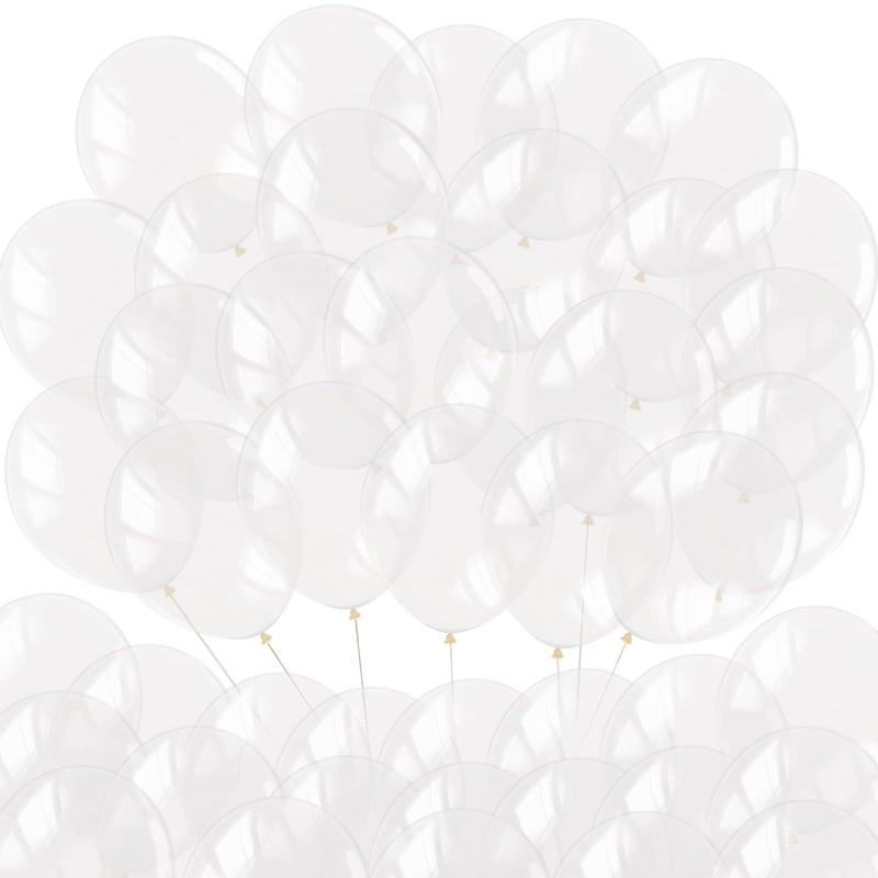 Neo LOONS 100 pcs 5 Pastel Clear Premium Latex Balloons Great for Kids Adult Birthdays Weddings Receptions Baby Showers Water Fights or Any Celebration - Image 3
