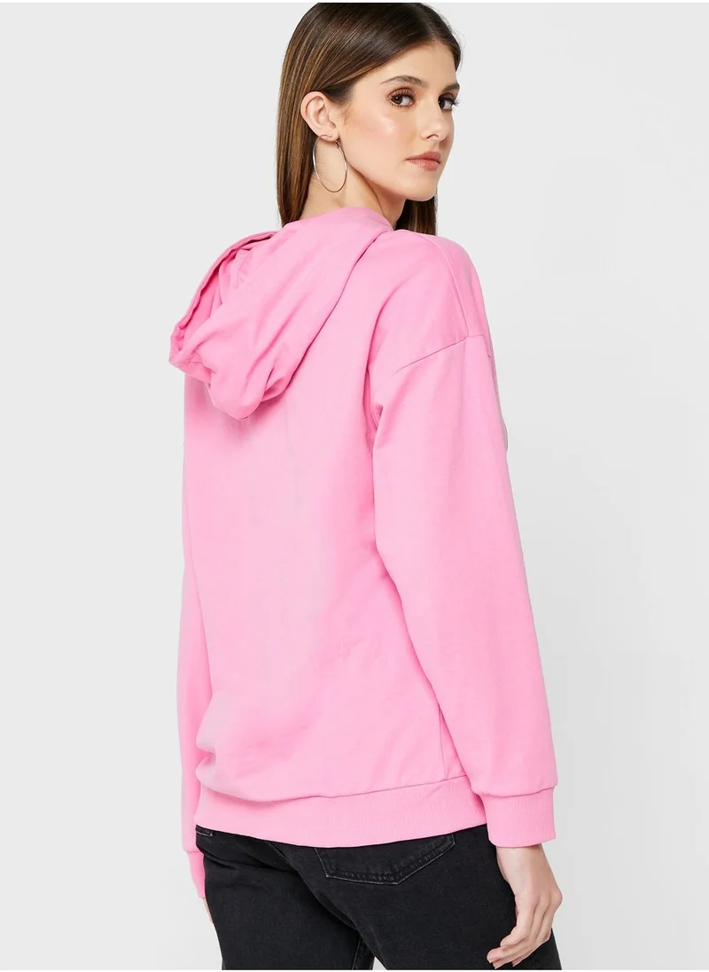 Cowboy Bebop Printed Pocket Detail Hoodie
