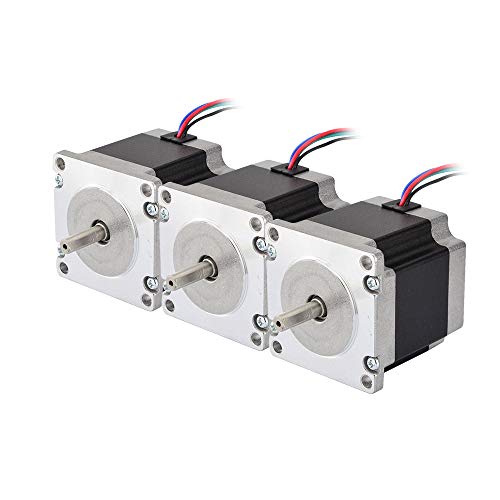 STEPPERONLINE محرك خطوة Nema 23 CNC 3 قطع من STEPPERONLINE 2.8A 1.24Nm/175.6oz.in 56mm ثنائي القطب لمجموعة CNC للهوايات - Image 1