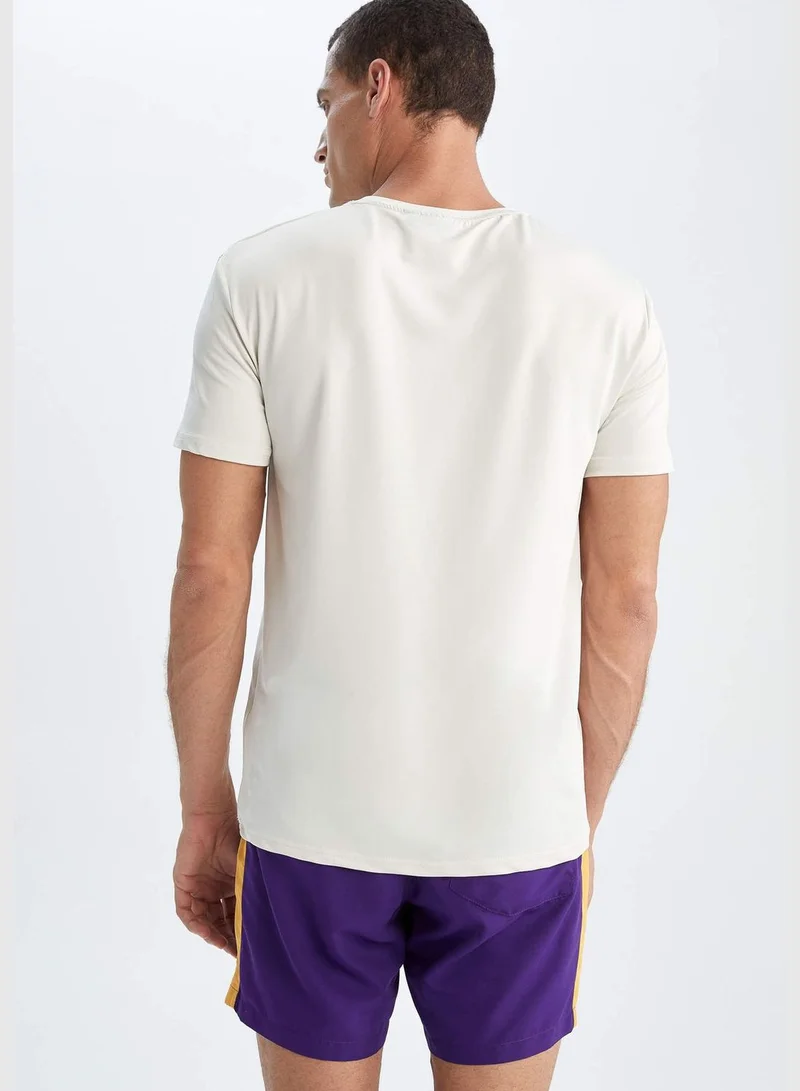DeFacto Man NBA Los Angeles Lakers Licenced Knitted T-Shirt
