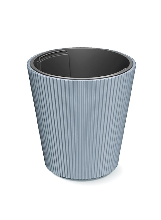 بروسبير بلاست DBMI350-443U ميلي أصيص زهور بتصميم عصري رمادي فاتح 23 لتر - Image 1