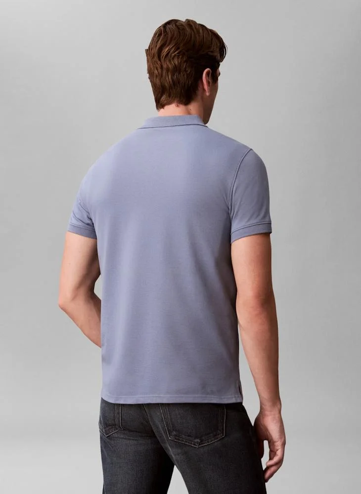 CALVIN KLEIN Slim Fit Pique Polo Shirt