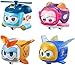 Super Wings Super Pets 4Pack Collection Jerome Golden Boy Shine Ellie Vehicle Action Figure with Light Effect and Mutiple Emotion Expressions Gifts for Kids Age 3 - Image 2