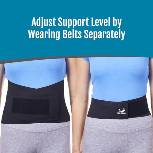 BioSkin Lumbar Support Back Brace - Provides Support for Sciatica Pain Relief, Herniated Discs, and Back Sprains, Lumbar Back Belt for Men and Women (Medium) - Image 4