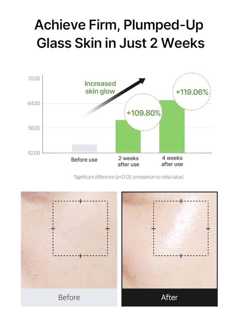 Wellogy Korean Vitamin C Serum with Niacinamide and Green Banana Extract | Korean Glass Skin, Face moisturizer, Korean Skincare, Vegan, Lightweight Formula, Natural Color | 40ml - Image 2