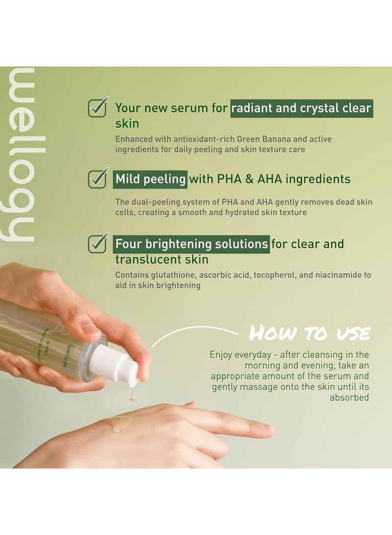 Wellogy Korean Vitamin C Serum with Niacinamide and Green Banana Extract | Korean Glass Skin, Face moisturizer, Korean Skincare, Vegan, Lightweight Formula, Natural Color | 40ml - Image 5