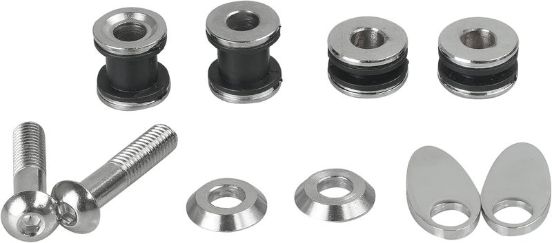 SWESGI Steel Detach Sissy Bar Rack Docking Hardware Kit for Harley Dyna Models (2006-2017) - Image 4