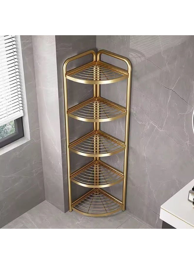 Kitchen or Bathroom Corner Folding Storage Rack - Image 1