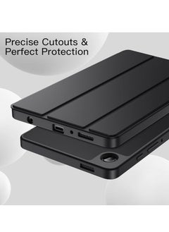 YoYoTech Samsung Galaxy Tab A9 Plus 11 Inch 2023 Model with Pencil Holder Slim Tablet Cover with Soft Back Auto Wake Sleep Function Black  - Image 5