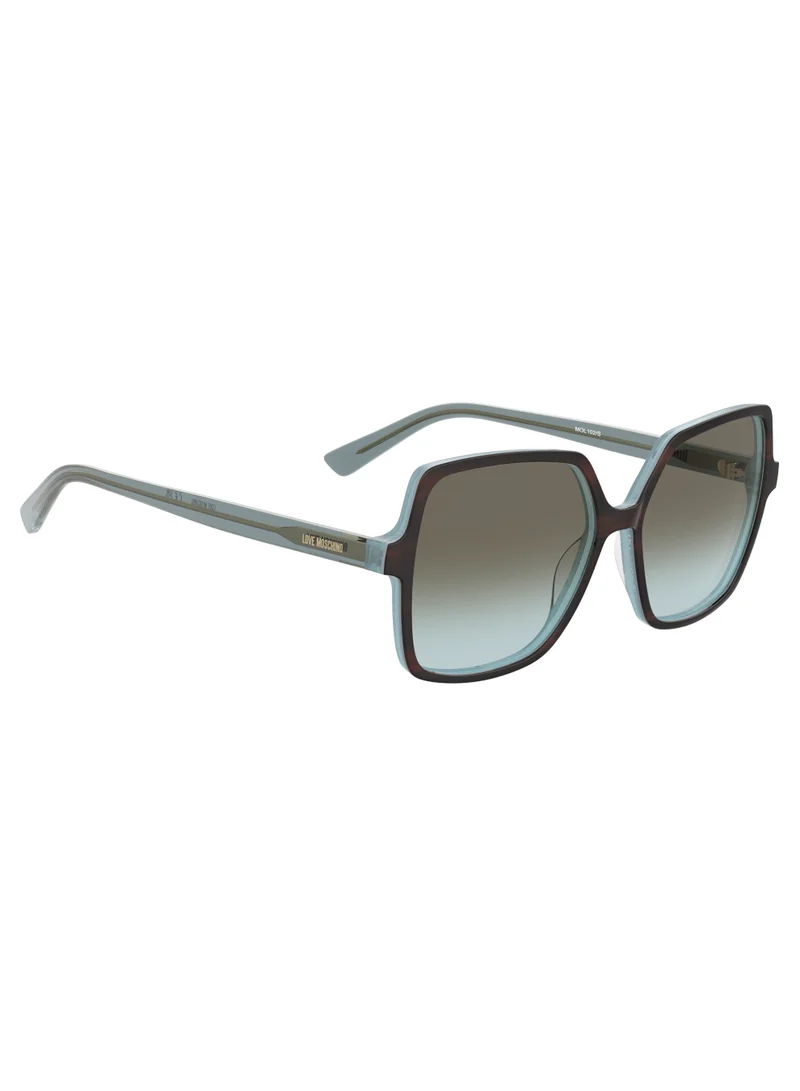 لوف موسكينو MOSCHINO LOVE MOL102/S Sunglasses Gold Square
