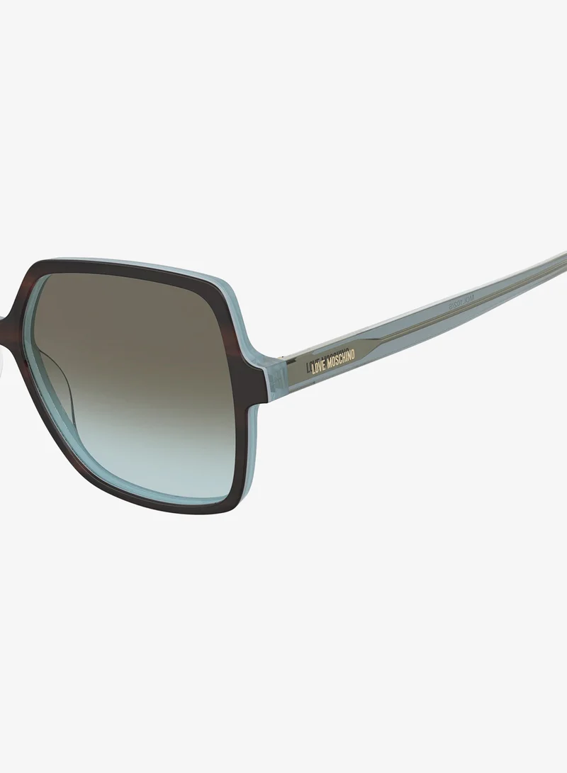 Love Moschino  MOSCHINO LOVE MOL102/S Sunglasses Gold Square  | Best Price UAE