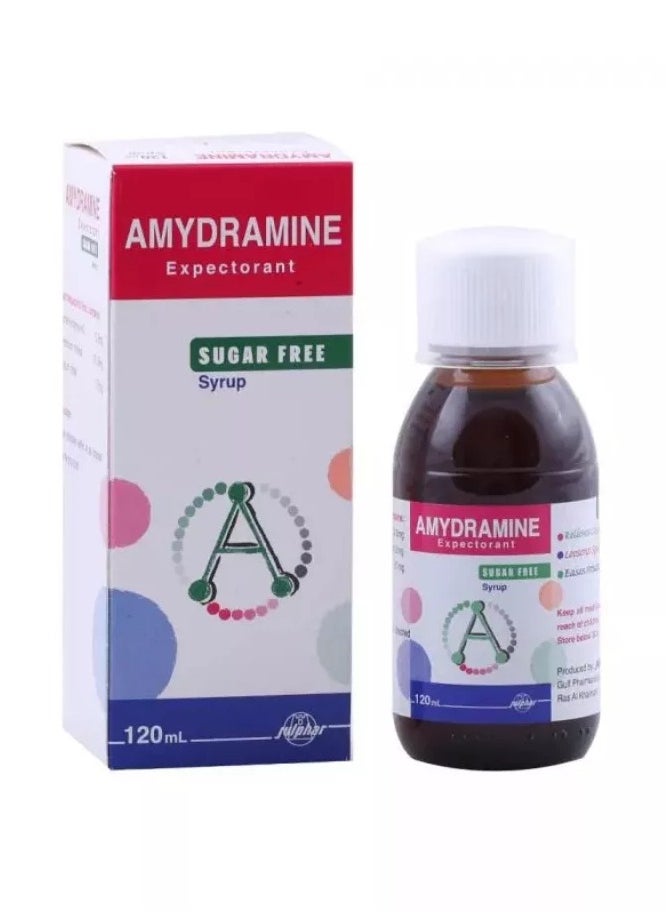 AMYDRAMINE - AMYDRAMINE Sugar Free Syrup 120ml - Image 1
