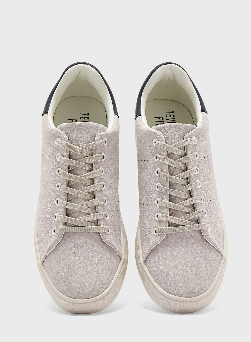 Seventy Five Faux Soft Suede Casual Lace Ups