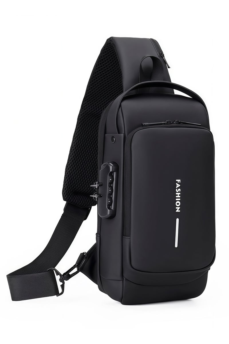 FASHION Crossbody Bag Small Shoulder Backpack for Men Waterproof Slim Chest Bags Casual Daypack for Travel Cycling - Image 1