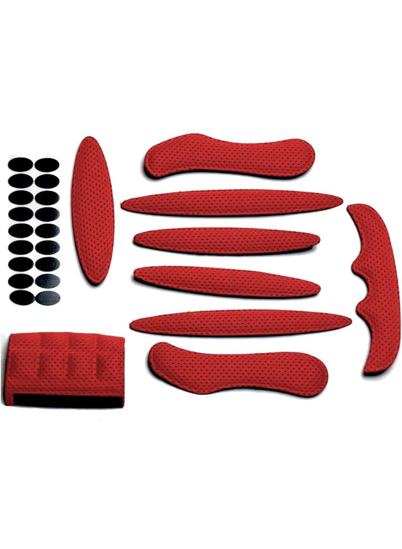 Bike Helmet Pads Padding Kit Universal Bicycle Replacement Foam Pads Padding Cushions Mats Set for Bike Cycling Motorcycle Helmet - Image 1