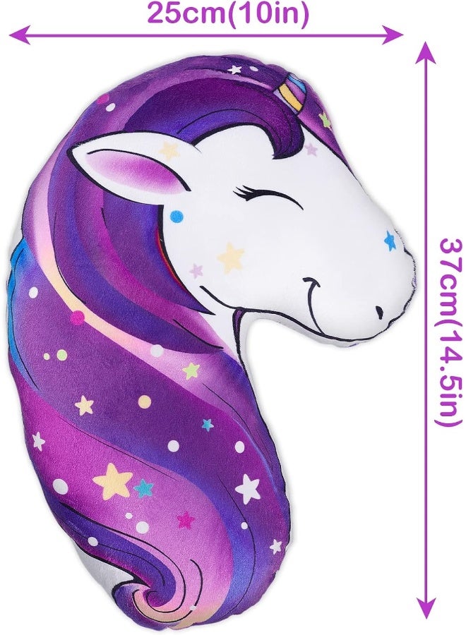 FIODAY Seat Belt Cover Pad for Kids Unicorn Seatbelt Pillow Soft Seat Belt Cover Car Pillow Toddler Travel Seat Strap Pad Neck Support for Girls Boys - Image 5