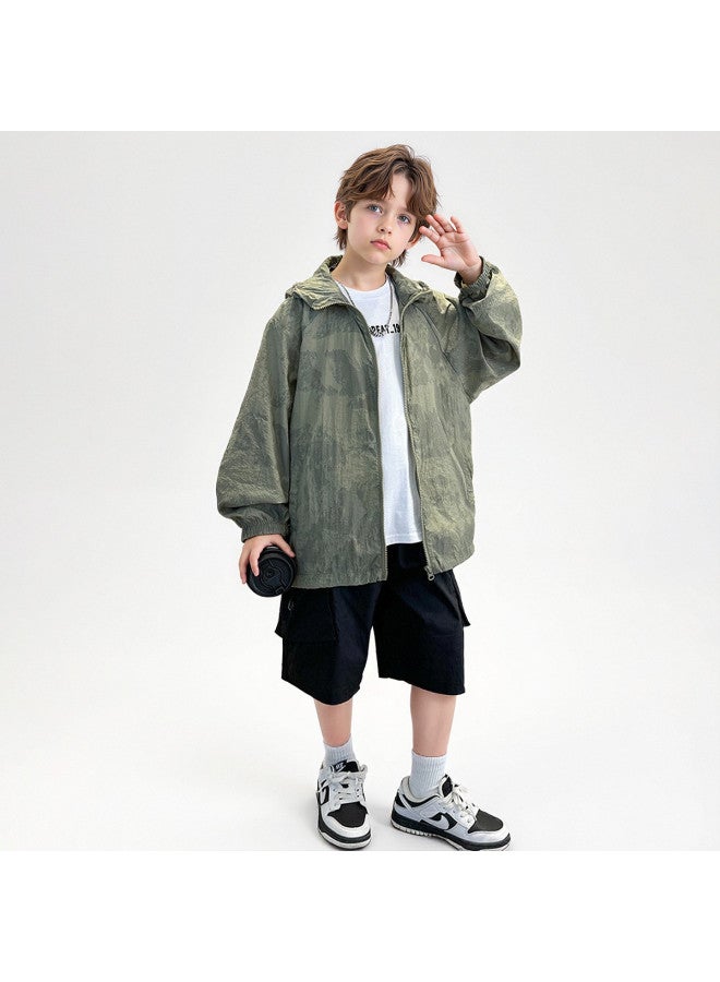 Bumblebee Boys' Summer Thin Jacket 2025 New Breathable Sun Protection Top For Kids & Youth Apparel - Image 5