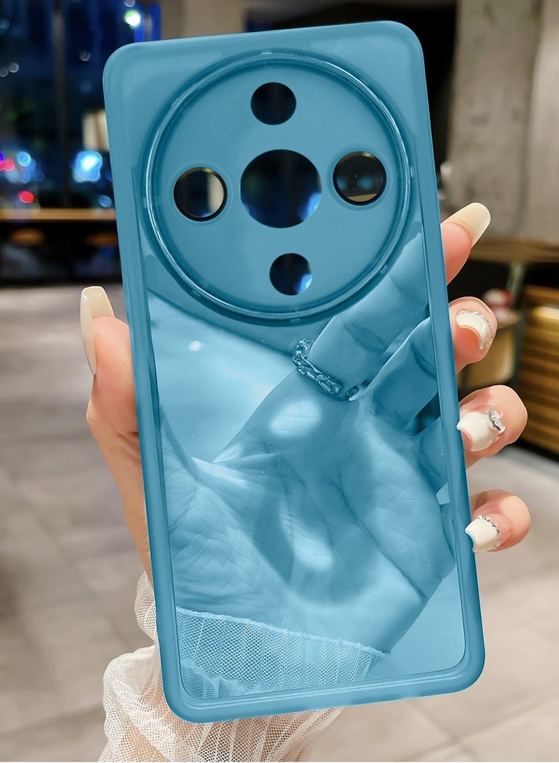 Wtech Honor X9d / Honor X70 5G 2025 Soft Transparent TPU Camera Lens Protection Silicone Ultra Thin Phone Stylish Electroplated Camera Border Back Case Cover - Blue - Image 2