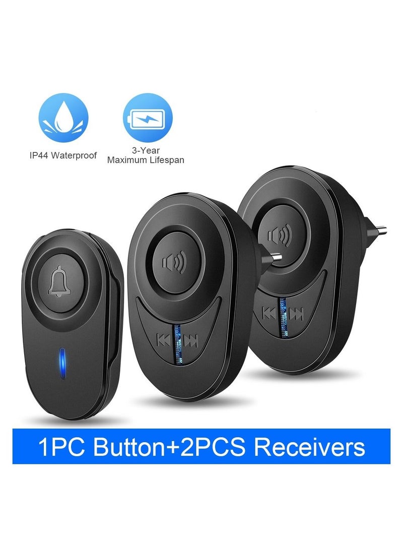 AROAQ Wireless Doorbell Outdoor Waterproof Smart Home Door Bell Home Security Alarm - Image 1