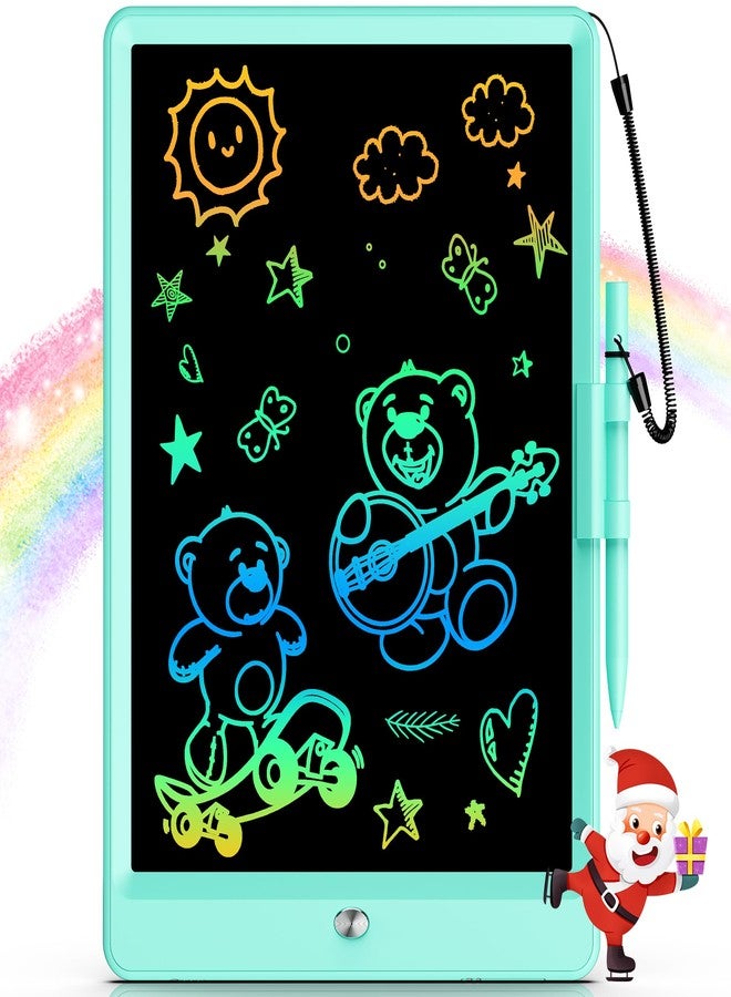 Bravokids 10 Inch LCD Writing Tablet for 3 Year Olds - Electronic Drawing Pad and Doodle Board as Educational Birthday Gifts for Girls and Boys (Green) - Image 1