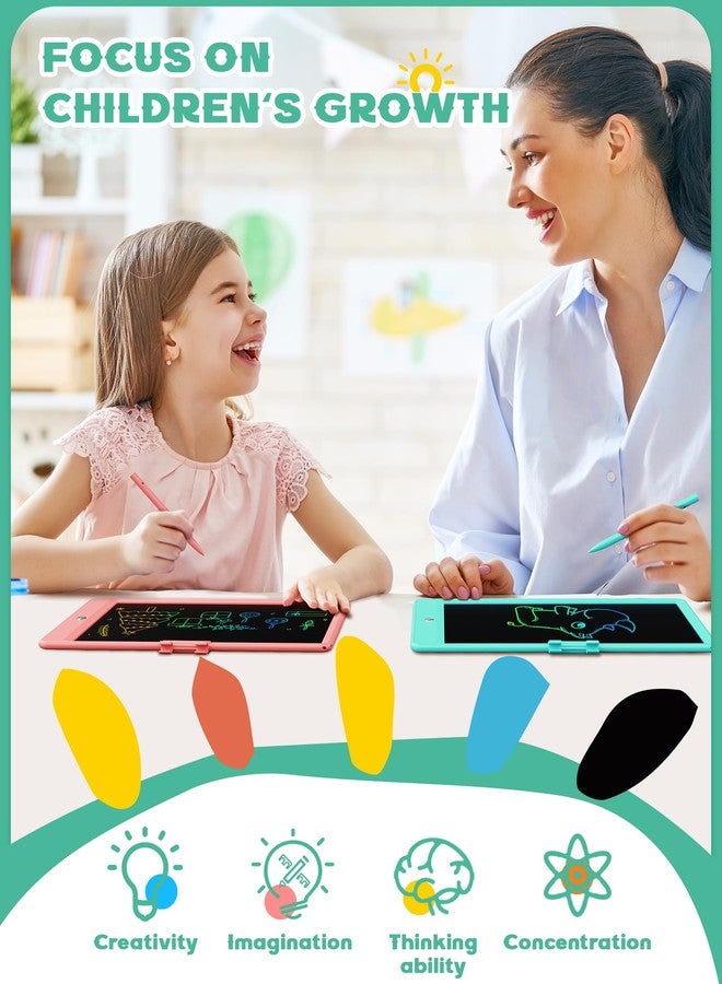 Bravokids 10 Inch LCD Writing Tablet for 3 Year Olds - Electronic Drawing Pad and Doodle Board as Educational Birthday Gifts for Girls and Boys (Green) - Image 4