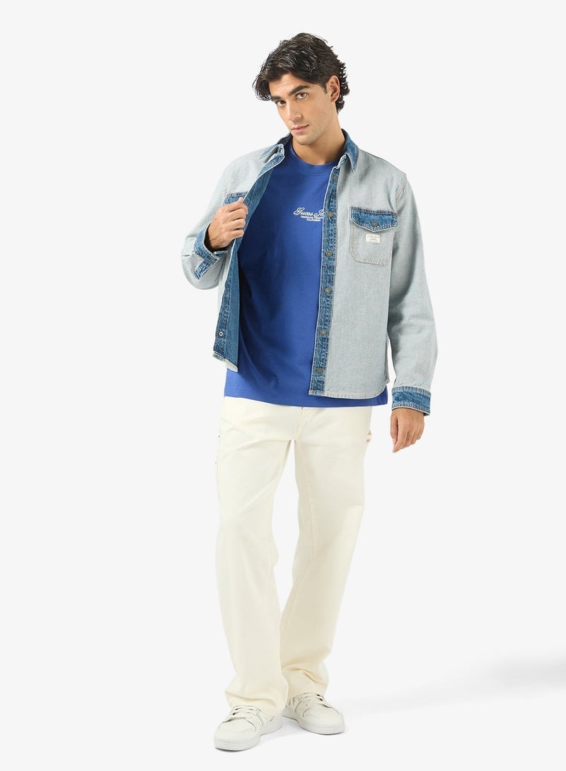 GUESS Casual Crew Neck T-Shirt - Image 4