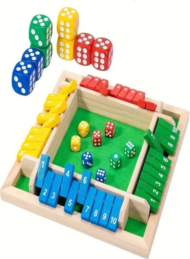 Four Side Flop Game Number Game Toys Parent-child Board Game Bar Party Leisure Game Math Toys Four-person Digital Game Toys - Image 1