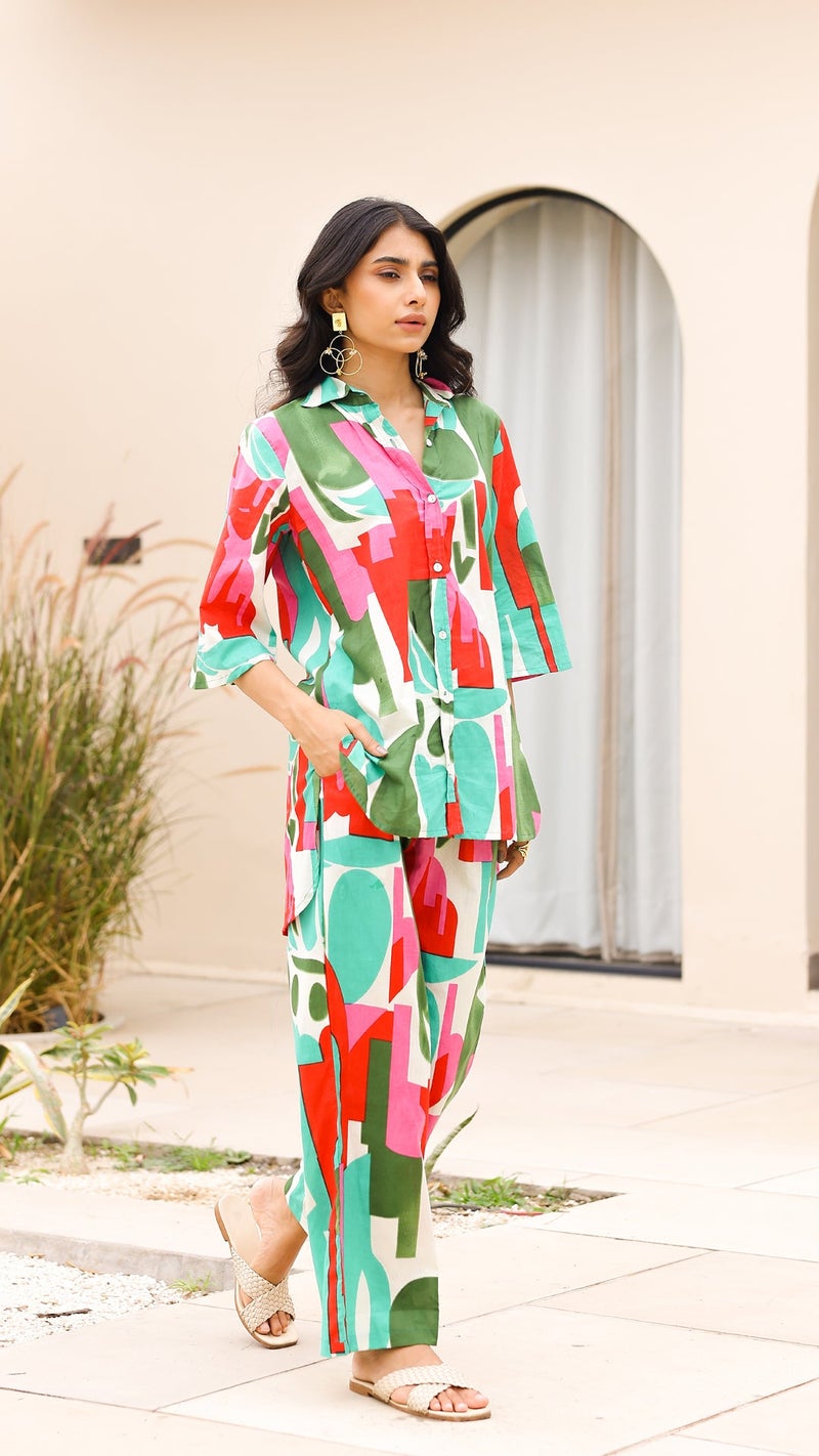 FLAVIA CREATION طقم متعدد الألوان للنساء - Image 2