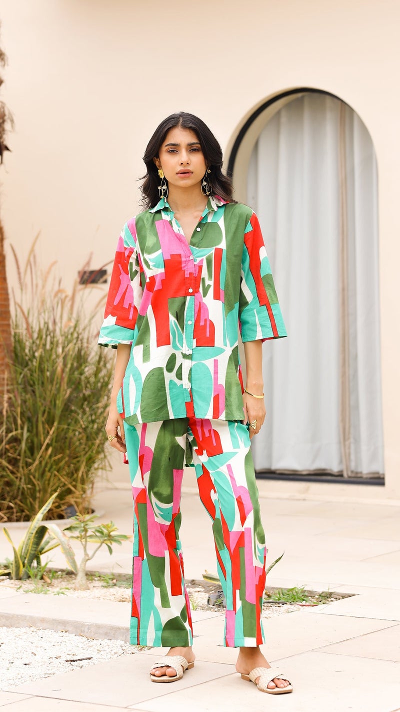 FLAVIA CREATION طقم متعدد الألوان للنساء - Image 1