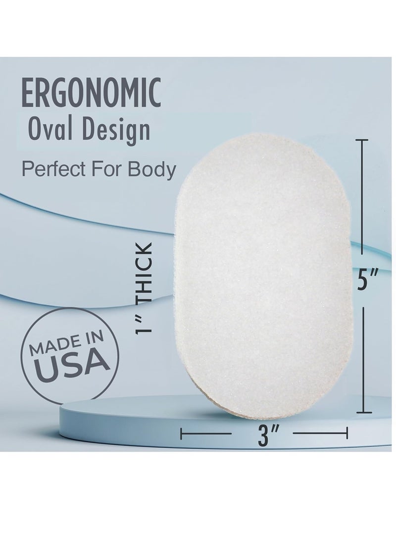 HartFelt - 7 Pack Body Exfoliation Beauty Box with Body Wash Scrubber | Super Soft Exfoliating Bath Sponges for Shower Women & Men | Chemical-Free Bathing Sponge Set for Dead Skin Removal | Gift Box - Image 1
