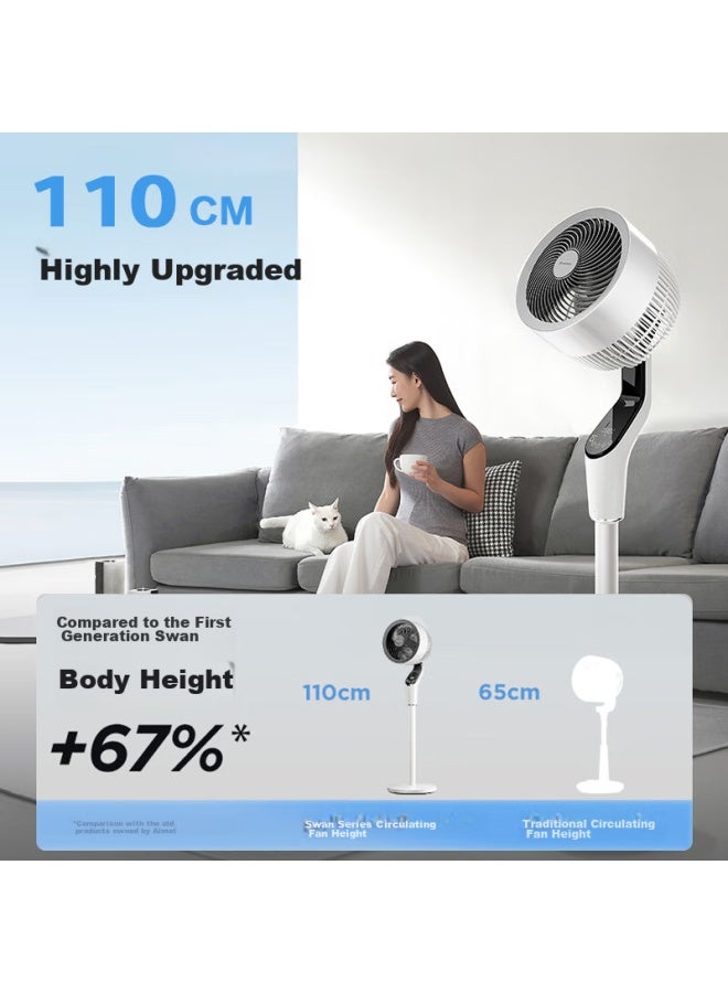 Airmate Voice-controlled Air Circulator Fan, 18-speed Dc Inverter, Home Electric Fan, Floor Fan, First-class Energy Efficiency, Negative Ion Purification, Fa23-srdi151 - Image 4