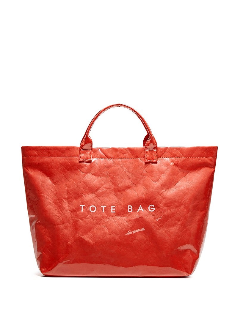 توتي توت كبيرة القدرة حقيبة التنقل المألوفة للعمل - الأحمر