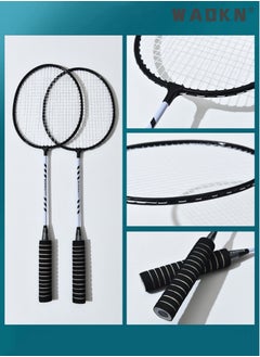 WAOKN Badminton Racket Set, Lightweight Professional Badminton Racket Set for Badminton Racquets Badminton Rackets Set, Lightweight Badminton Rackets Professional Set with 3 Nylon Ball, 1 Badminton Bag  - Image 5