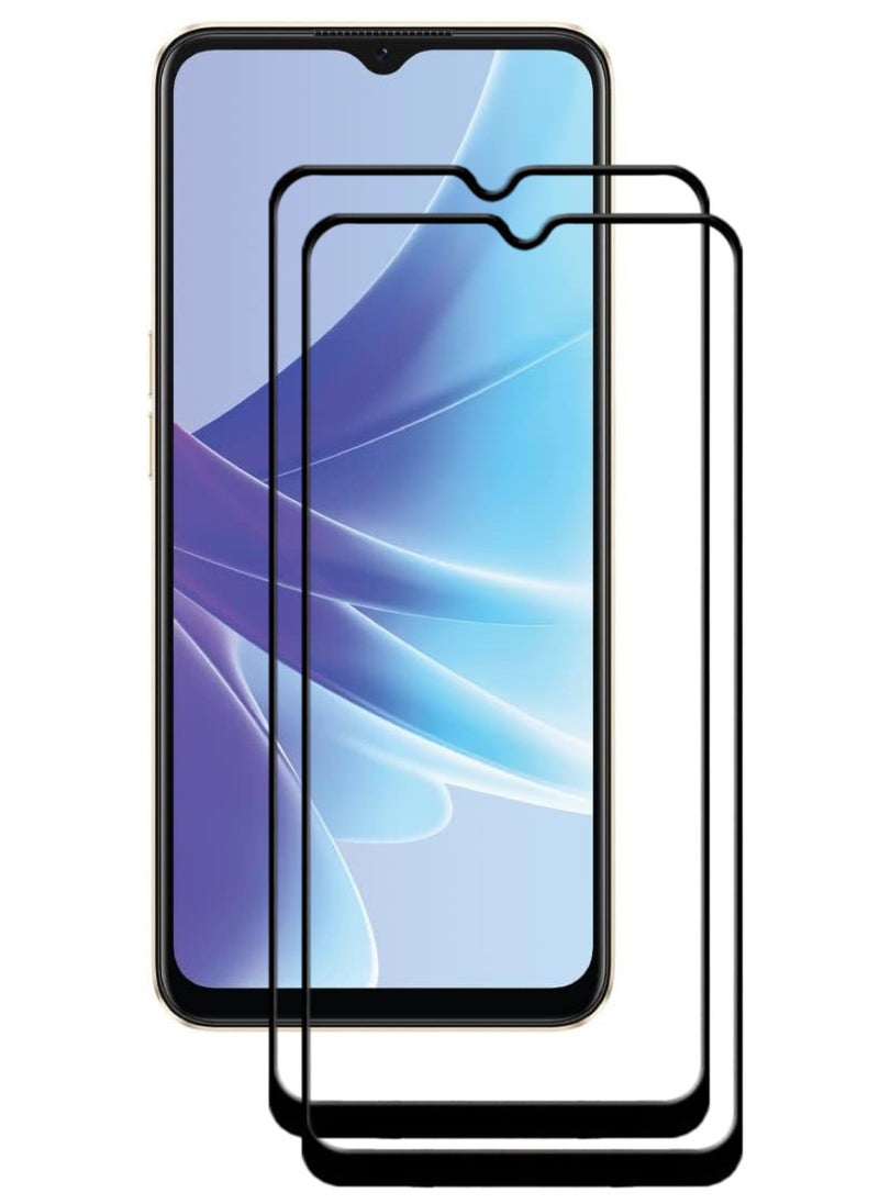 ACLIX 2 Pieces Antistatic ESD Dustproof Premium Quality High Definition Tempered Glass Screen Protector Designed For Oppo A77s - Image 1