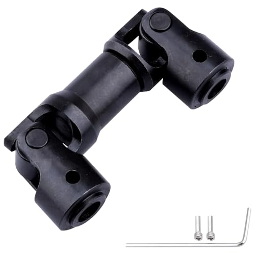FriHobby Splined Steel Universal Drive Shaft Driveshafts CVD Axle Shaft 1/10 Scale RC Crawler Car Upgrades Replacement for Traxxas Axial Tamiya RC4WD Redcat Racing (62-75mm Length) - Image 1