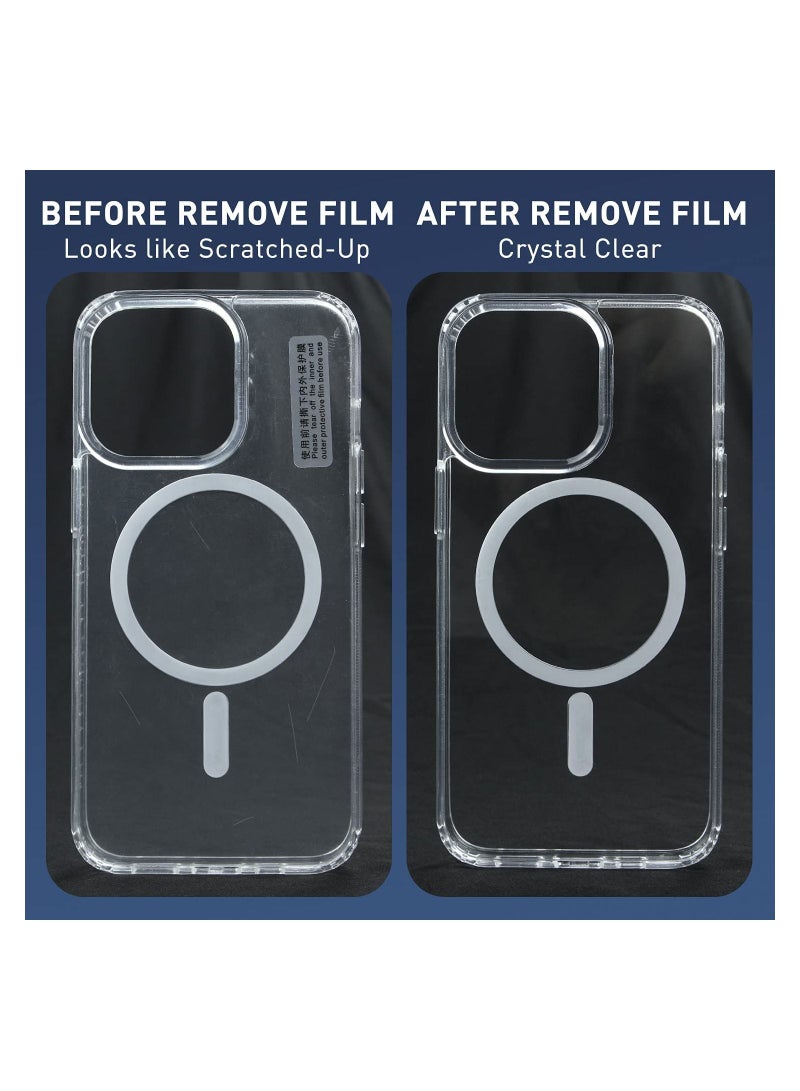 iPhone 13 Case,Compatible with MagSafe Case for iPhone 13/14 (2021),Non-Yellowing Slim Thin Clear Cover,6.1 inch,Not for iPhone 13/14 - Image 3