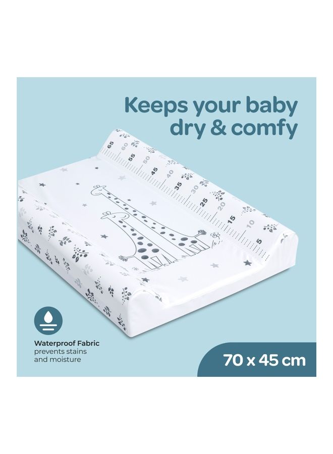 Moon Contoured Foam Waterproof Diaper Changing Pad for Newborn And Infant Fits All Standard Changing Tables Or Dresser Tops - Image 2