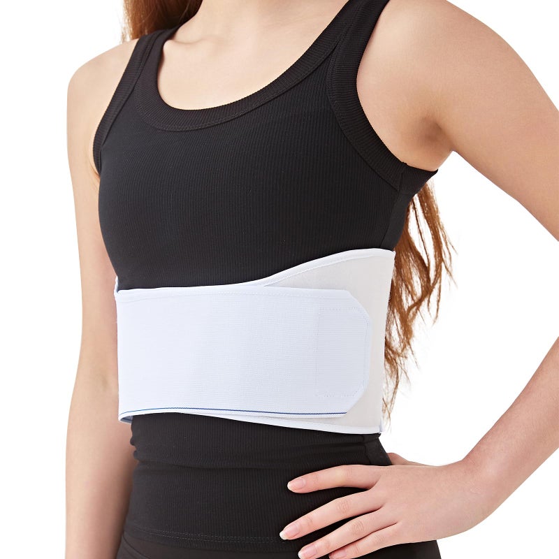 Lixinsunbu Rib Chest Injury Abdominal Binder Belt Brace Broken Compression Wrap Brace Breast Belt Elastic Supports for Cracked Bruised Intercostal Muscle Strain