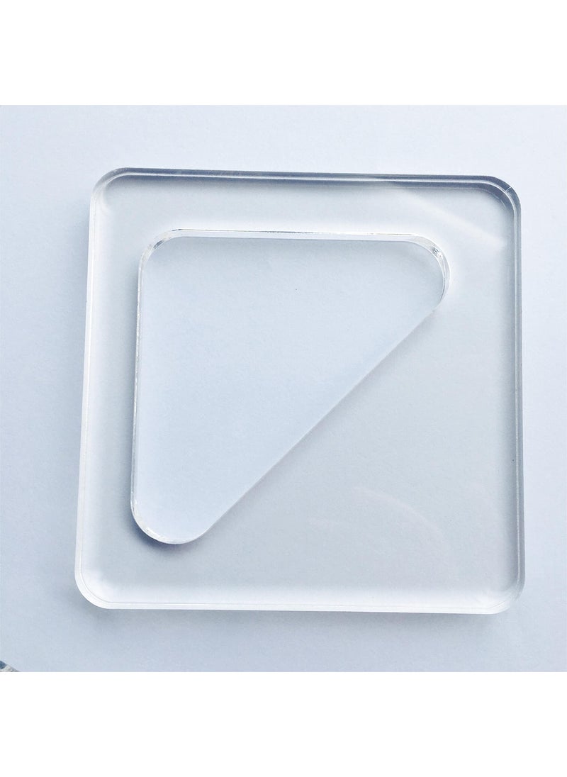 Phocaea Triangle Cutting Board and Charcuterie Board Handle Template Laser Cut Acrylic Router Template Woodworking Router Template 25 