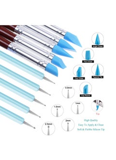 Generic Silicone Clay Sculpting Tool,  10Pcs Modeling Dotting Tool for Pottery Craft, Rock, Nail, Blending, Drawing  - Image 3