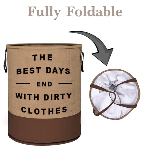 LAXIS® Laundry Bag for Clothes Non Woven 45L Heavy Duty Laundry Basket for Clothes, Dirty Laundry Basket, Washing Storage Basket, Toy Storage Basket for Bedroom - Chiku - Image 3